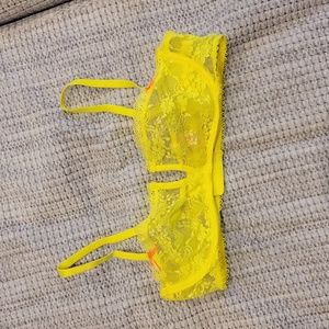 Victoria secret sheer lace underwire bra